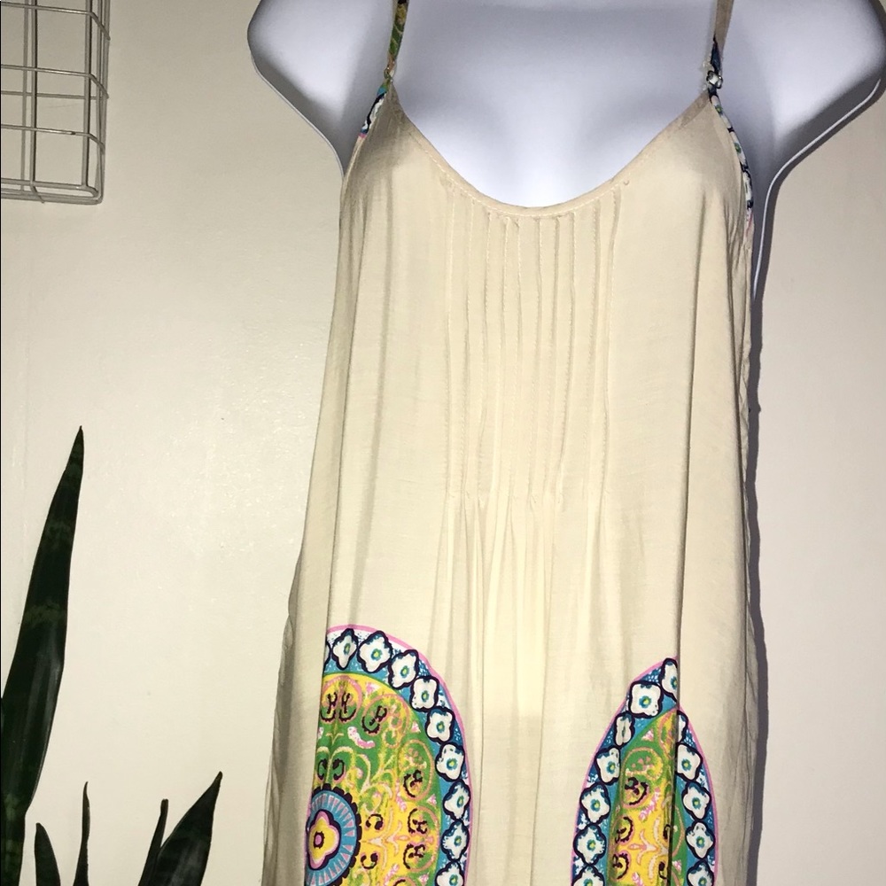 Ocean Drive boho long tunic top. Short dress. New with tags. Size S.